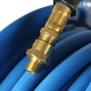 BluBird 3/8" x 50' Rubber Air Hose Reel Dual Arm Assembly BBRDA3850