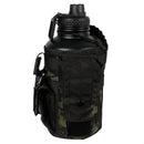 Iron Infidel Insulated Stainless Steel Battle Bottle With Sleeve Black Camo 64oz
