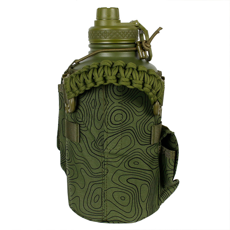 Iron Infidel Insulated Stainless Steel Battle Bottle With Sleeve Overland 64 Oz