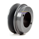 3.15" Single Groove Pulley fits B Section V-Belt 5L with 1-3/8" Sheave Bushing BK30H