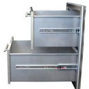 Blaze 16" Double Access Drawers Stainless Steel BLZ-DRW2-R-LT