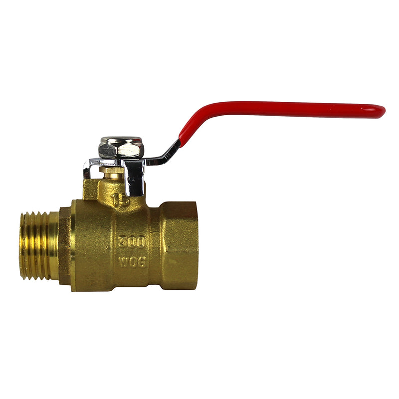 1/2" Male Female NPT Brass Ball Valve Water Moisture Air Tank Drain Shut Off BV04