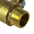 1/2" Male Female NPT Brass Ball Valve Water Moisture Air Tank Drain Shut Off BV04