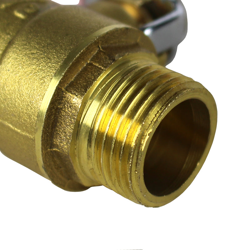 1/2" Male Female NPT Brass Ball Valve Water Moisture Air Tank Drain Shut Off BV04