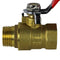 1/2" Male Female NPT Brass Ball Valve Water Moisture Air Tank Drain Shut Off BV04