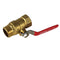 3/4" Male Female NPT Brass Ball Valve Water Moisture Air Tank Drain Shut Off