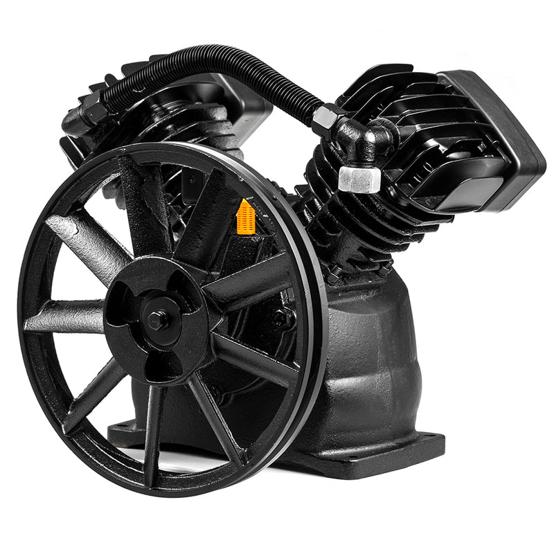 3 HP Replacement Air Compressor Pump Single Stage 2 Cylinder 12.7 CFM V Style