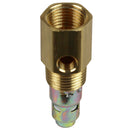 Brass Air Compressor In Tank 1/2" Female NPT X 1/2" Male NPT Check Valve