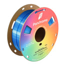 Polymaker Panchroma Dual Silk PLA Filament 1.75mm 1kg (2.2lbs) 3D Printer Filament - Dual Silk Beluga (Silver-Blue)
