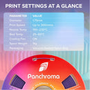 Polymaker Panchroma Matte PLA Filament 1.75mm 1kg (2.2lbs) 3D Printer Filament - Matte Sapphire Blue