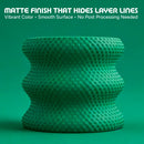 Polymaker Panchroma Matte PLA Filament 1.75mm 1kg (2.2lbs) 3D Printer Filament - Matte Emerald Green