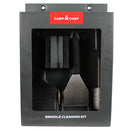 Camp Chef Griddle Cleaning Kit CLSET4 Scraper Scouring Pads Pumice Stone & Brush