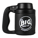 Big BBQ Co. Can Stein Koozie w/ Lid Black CanStein-BigBBQ