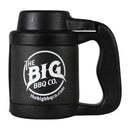 Big BBQ Co. Can Stein Koozie w/ Lid Black CanStein-BigBBQ