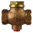 1/8" Solid Cast Brass In Line Horizontal In Line Check Valve for Air Compressor