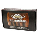 Doctor Lip Bang's Beard & Stache Comb Anti-Static Natural Sandalwood Dual Teeth