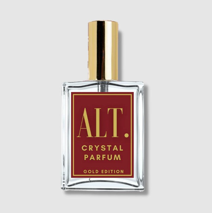 ALT. Fragrances Crystal Parfum Gold Edition Jasmine & Saffron 60 ML Spray Bottle