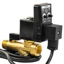 Air Compressor Automatic Tank Water Drain Valve 1/2" NPT Electronic Dual Timer Drain CS-1PCD110
