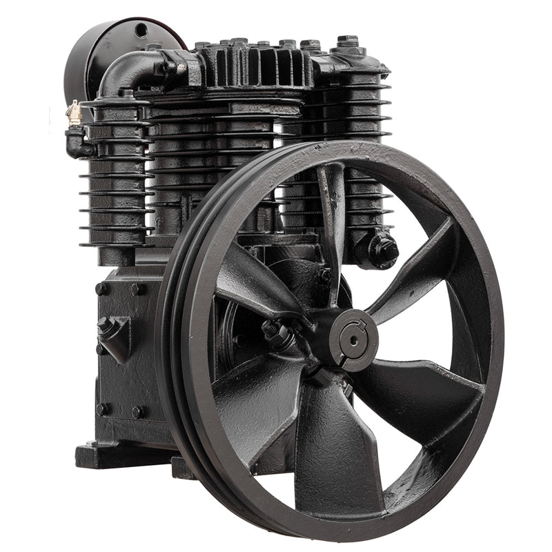 5 HP Replacement Air Compressor Pump Two Stage 2 Cylinder 19 SCFM Max CS1105T