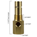 In Tank Brass Air Compressor Check Valve 3/8" Female NPT X 3/8" Male NPT