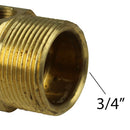 In Tank Brass Air Compressor Check Valve 1/2" Male NPT x 3/4" Compression