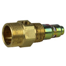 In Tank Brass Air Compressor Check Valve 1/2" Male NPT x 3/4" Compression