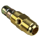 In Tank Brass Check Valve 3/4" Male NPT x 3/4" Flare with Extra Side Port