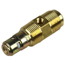 In Tank Brass Check Valve 3/4" Male NPT x 3/4" Flare with Extra Side Port
