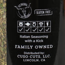 Cuso Cuts Grass Seasoning 1.9 Oz Gluten Free Vegan Non GMO Low Sugar CUSO-GRASS