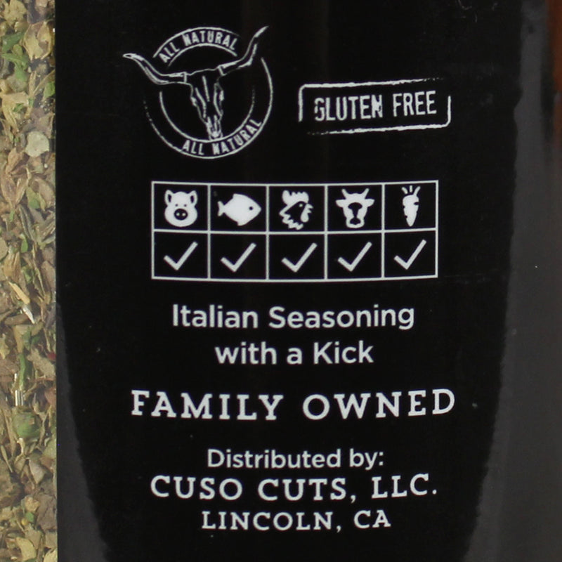 Cuso Cuts Grass Seasoning 1.9 Oz Gluten Free Vegan Non GMO Low Sugar CUSO-GRASS