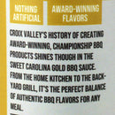 Croix Valley Foods Foundry Series Sweet Carolina Gold BBQ Sauce 14 Oz Vegan