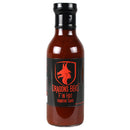 Dragons BBQ F'In Hot Barbecue Sauce 12 oz Habanero Pepper High Heat Bold Smoky