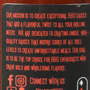 Dragons BBQ F'In Hot Barbecue Sauce 12 oz Habanero Pepper High Heat Bold Smoky