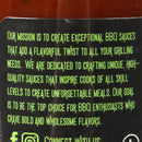 Dragons BBQ Poppin Jalapeno Barbecue Sauce 12 oz Medium Heat Smokey Sweet Flavor