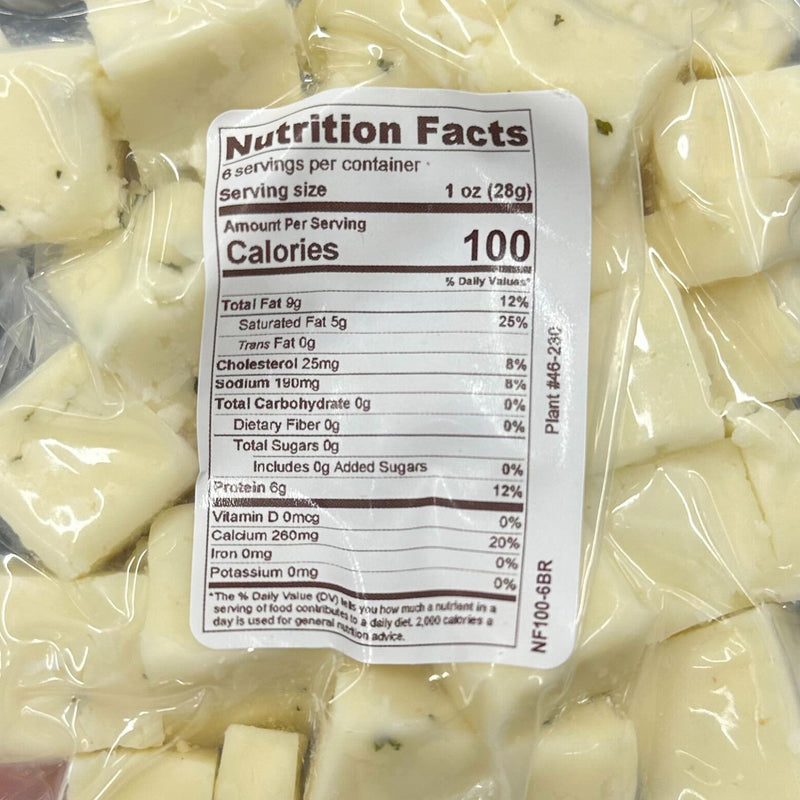 Dimock Cheese Garlic & Parsley Bites Monterey Jack Cruds Gluten-Free 6 Oz Bag