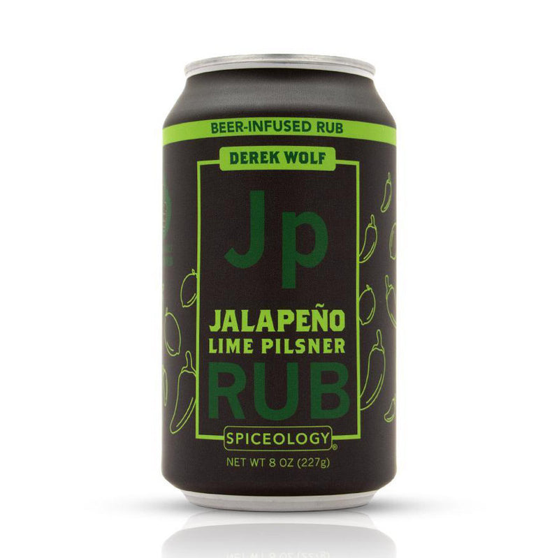 Spiceology Beer Can Jalapeno Lime Pilsner Rub 8 Oz Derek Wolf Beer Infused Rub