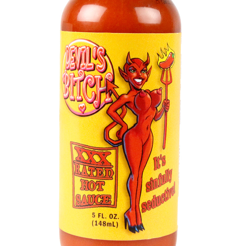 Devil's Bitch XXX Rated Hot Sauce 5 Oz Habanero Ghost Pepper