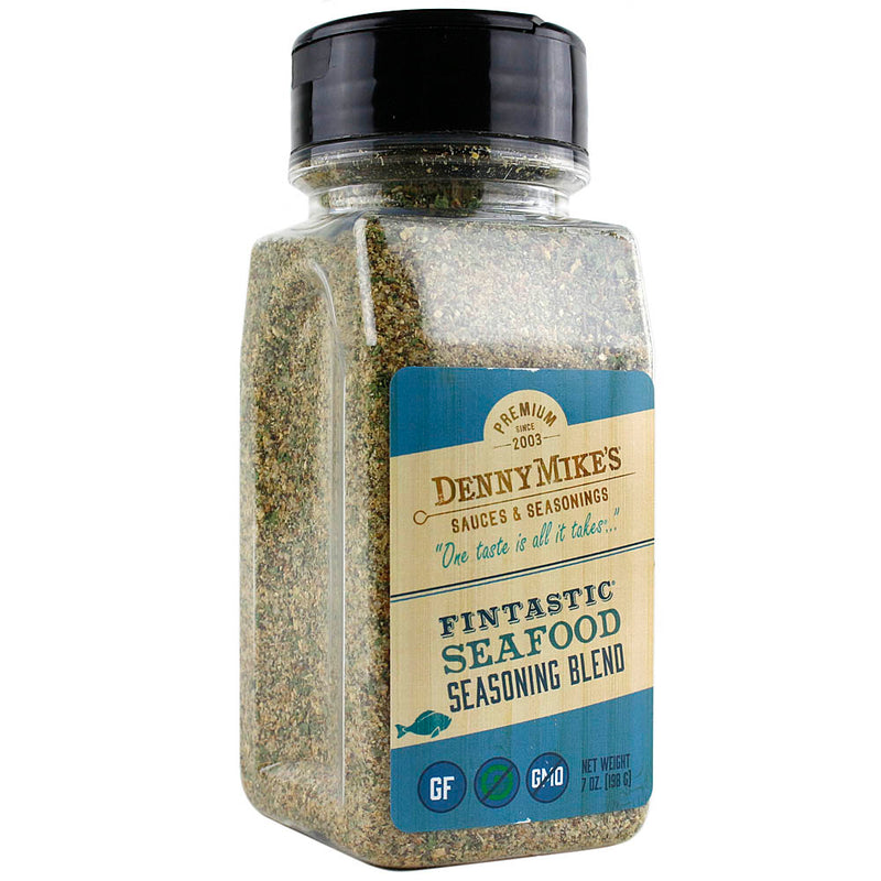 Denny Mikes 7 Oz Fintastic Seafood Seasoning Blend Gluten Free Competition Rated