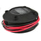 12V Digital Volt Meter Gauge Red LED Car Audio Voltage Display Black Round