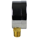 2" Face 0 - 200 PSI Pressure Gauge 1/4" NPT Side Mount
