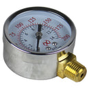 2" Face 0 - 200 PSI Pressure Gauge 1/4" NPT Side Mount