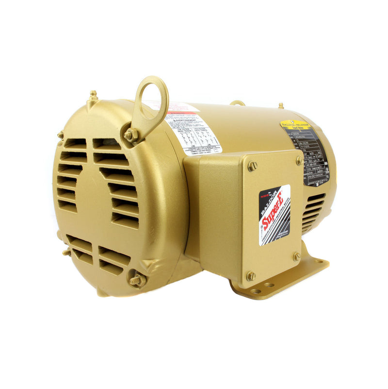 Baldor EM3218T 5 HP Three Phase Electric Compressor Motor 184T Frame 230V 1750 RPM