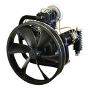 15HP 44CFM Displacement  2 Stage 3Cyl Pressure Lubricated Bare Pump w/flywheel
