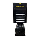 10HP 3PH Fixed Speed Industrial Rotary Compressor 120 Gal Horizontal Tank Air Dryer 208/230V
