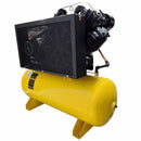 20 HP Air Compressor 3 Phase 120 Gallon Horizonal Tank 460V 82 CFM EP20H120V3