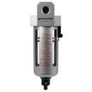 1/4" Compressed Air Water Filter Manual Drain w/ Mounting Bracket F502N