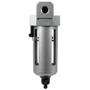 1/4" Compressed Air Water Filter Manual Drain w/ Mounting Bracket F502N