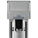 1/4" Compressed Air Water Filter Manual Drain w/ Mounting Bracket F502N