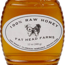 Fat Head Farms 100% Raw Honey Unfiltered Squeeze Bottle With No-Drip Lid 12 Oz