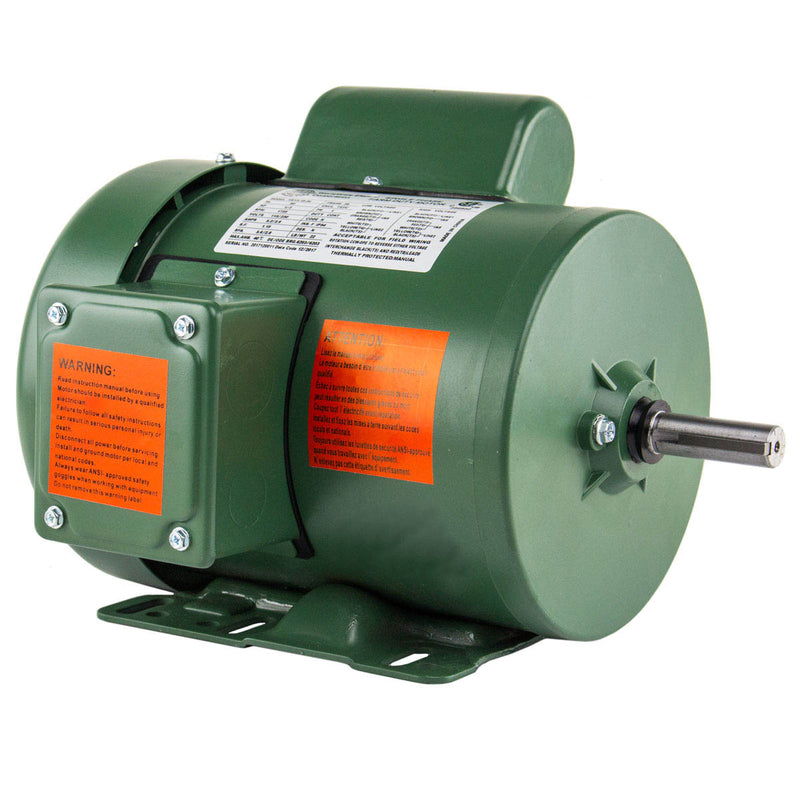 1/3 HP Single Phase Farm Duty Electric Motor 56 Frame 1800 RPM TEFC Enclosure